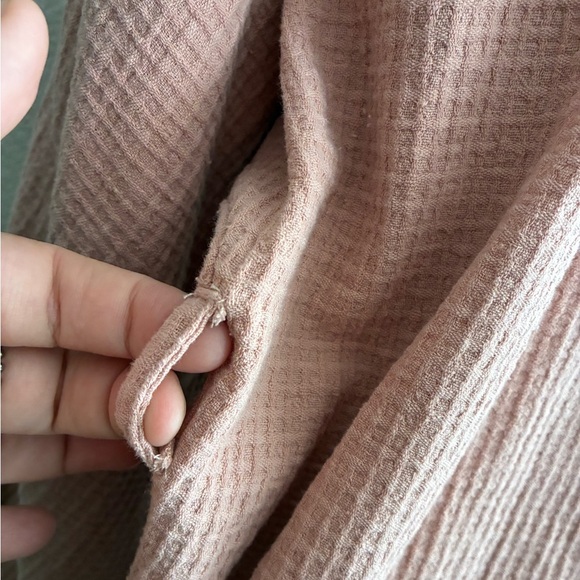 Free People Blush Oversized Cotton Romper XS - Picture 11 of 16